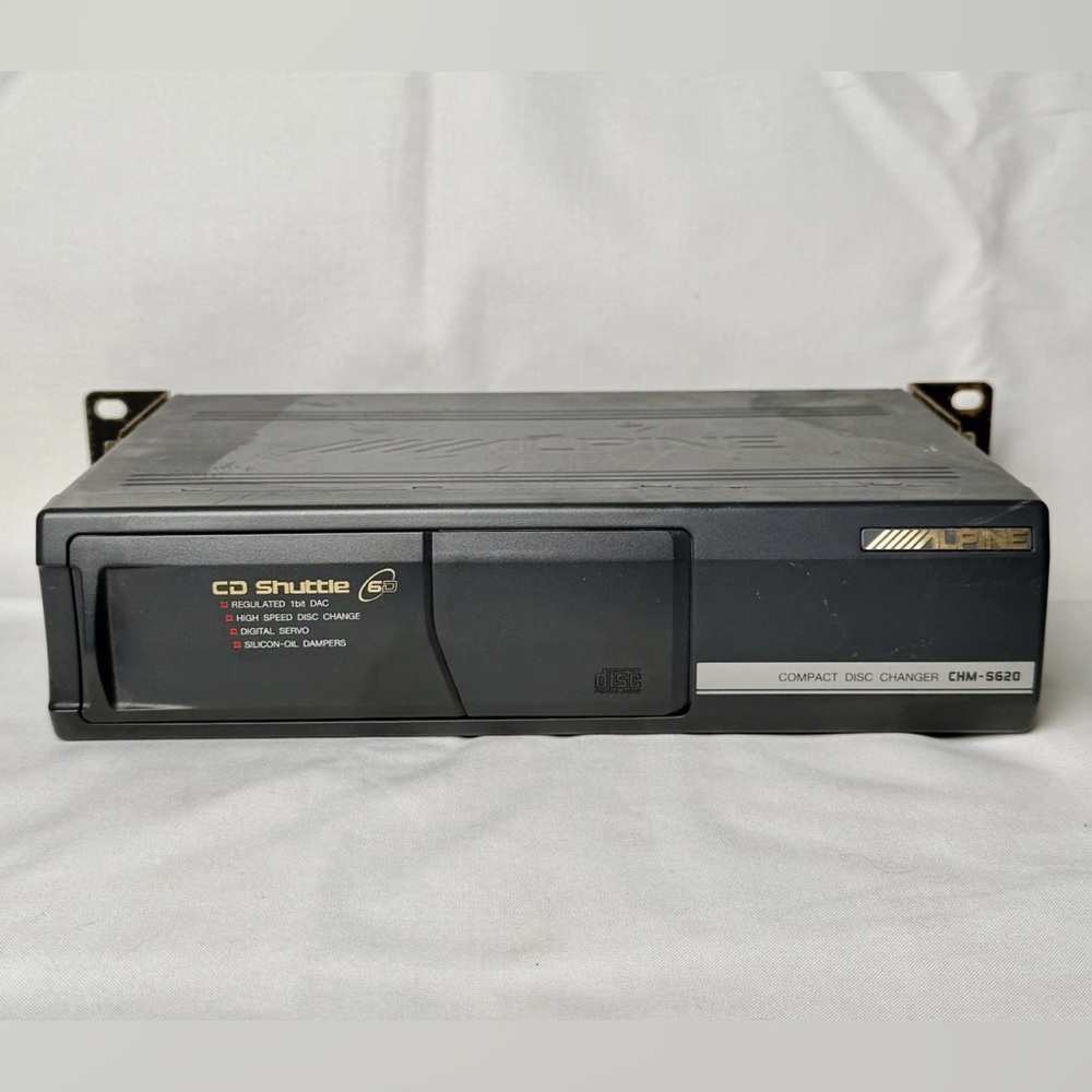 ALPINE CD Shuttle 6D Compact Disc Changer CHM-S630 1999 W CD Cassette Untested